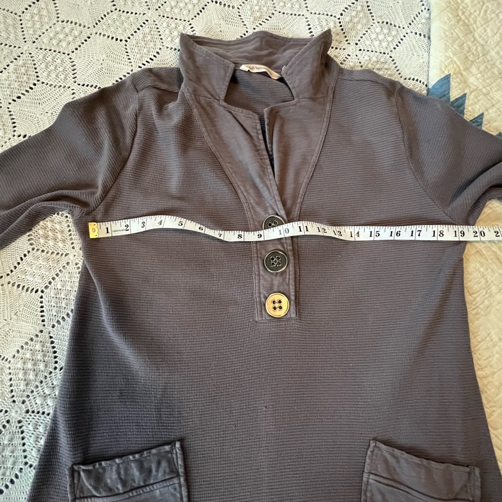 Soft Surroundings Tunic. Gray Medium - image 6
